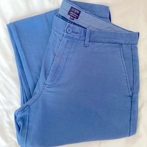 NWOT J. Crew Sutton Blue Chino Pants, Men’s 33x32